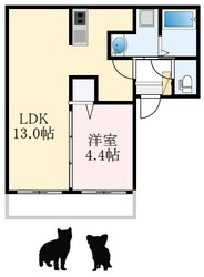 ジーメゾン初芝ルクシア（ホームズ用）の物件間取画像